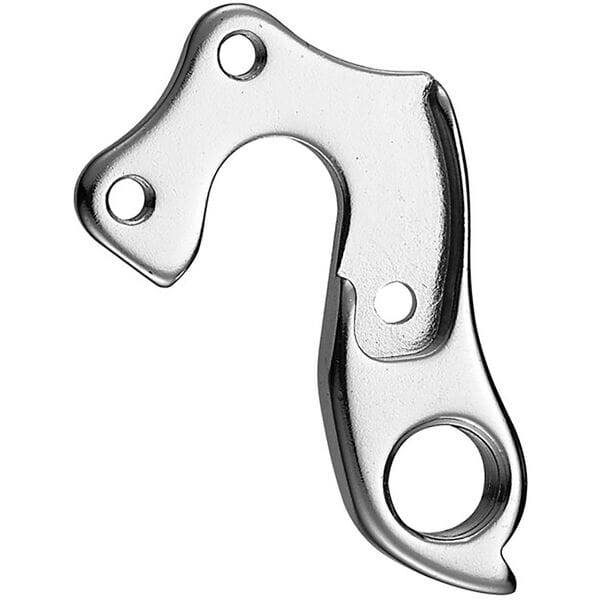 M Part gear hanger for bikes, durable replacement component, shown with metal construction and mounting features.