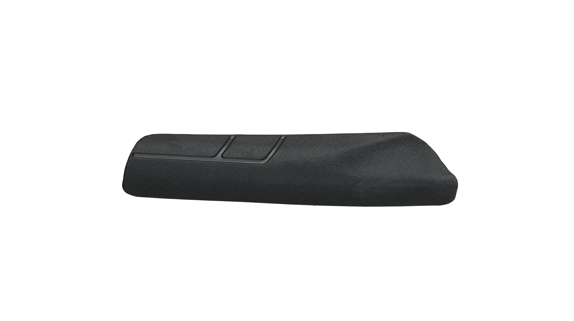 Trek Session Carbon bike frame protection armor in black, designed to shield the seatstay area from damage.