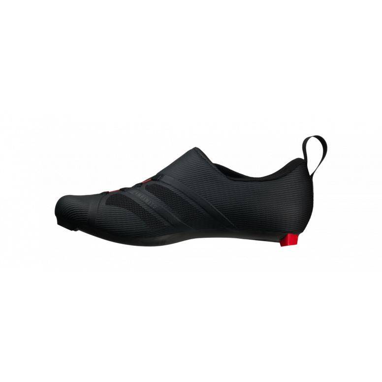 Fizik R3 Transiro road cycling shoes with carbon sole and BOA closure system, shown from side angle on a plain background.
