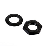 Demolition BMX rotator rear hub cone nut replacement part for BMX bikes, showing the black cone nut on a neutral background.