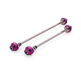 Halo Hex Key Skewers bike components with no-turn tab and serrated grip for secure, easy wheel installation on bicycles.