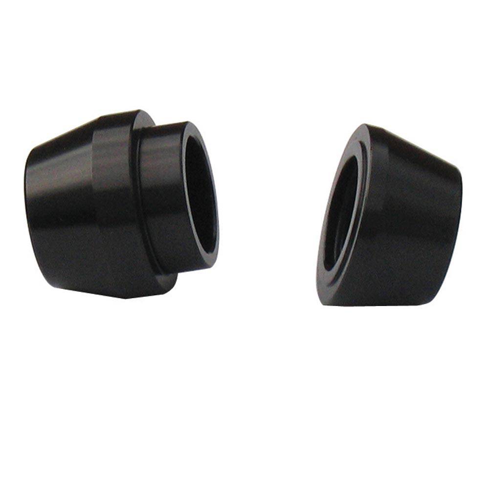 Halo Spin Doctor 20mm hub adaptors for front wheel conversion and replacement, showing the metal component with branding.