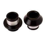 Halo Spin Doctor hub adaptors for 20mm to 15mm axles, bike components for wheel compatibility.