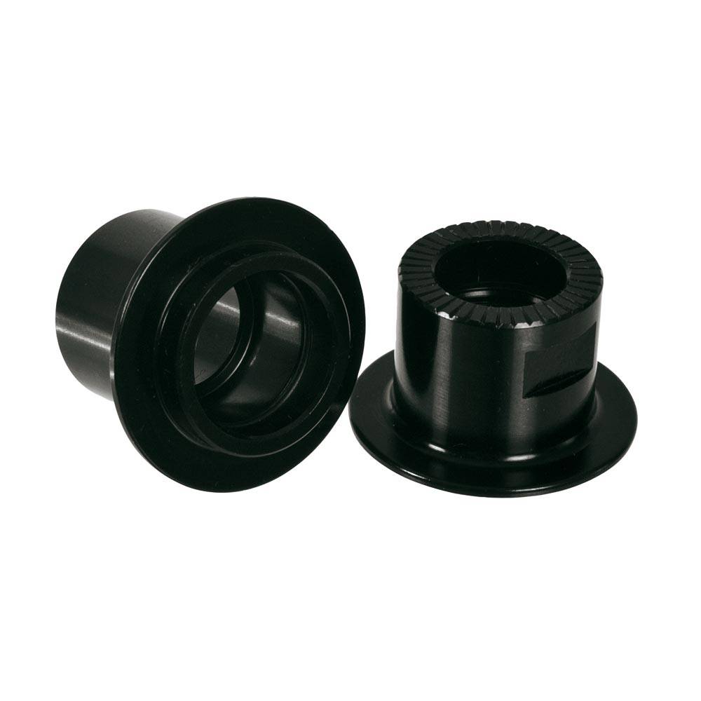 Halo MT Supadrive DH150 XD axle caps for bike wheel protection, shown in image with cone-shaped hub spares.