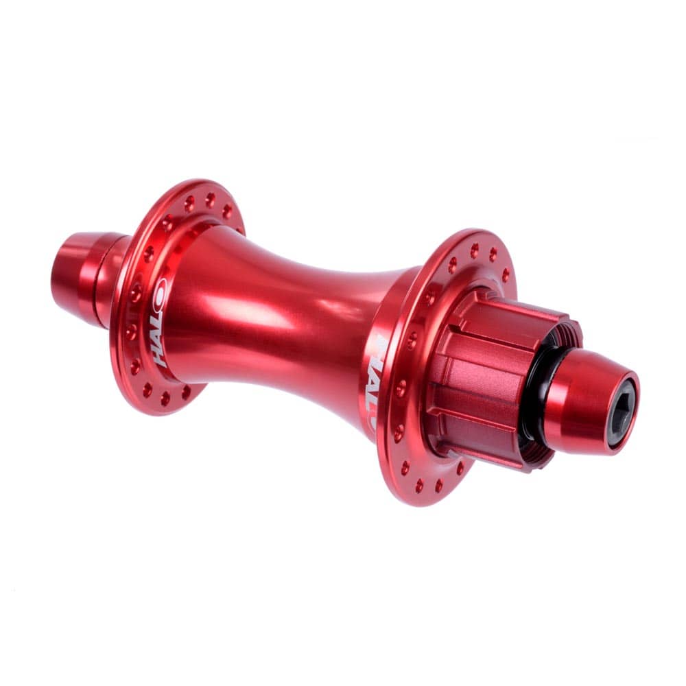 Halo MXR Supadrive BMX hub with 120-point engagement, showcasing durable component designed for racing BMX bikes.