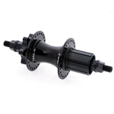 Halo Spin Doctor MTB disc hub with sealed bearings and wide flanges, designed for XC and trail mountain bike wheels.