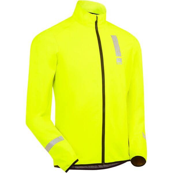 HUMP men's reflective waterproof cycling jacket with wind protection, featuring a lightweight design and high visibility for safety.