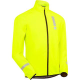 HUMP men's reflective waterproof cycling jacket with wind protection, featuring a lightweight design and high visibility for safety.