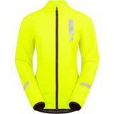 HUMP Women's waterproof cycling jacket with reflective details and packable design, ideal for biking in rainy weather.