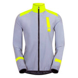 HUMP Women's Ultra Reflect waterproof cycling jacket, lightweight and breathable, shown in a packable, reflective design.
