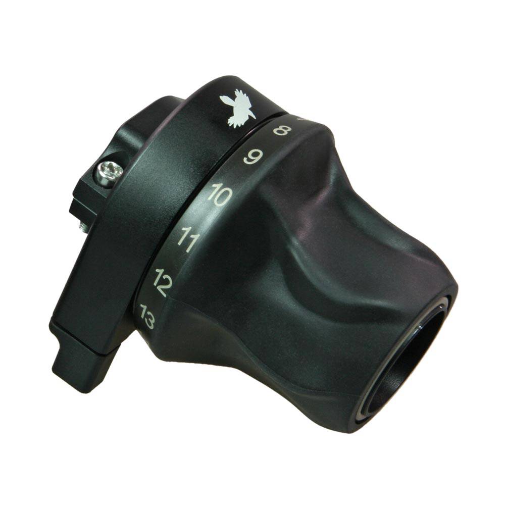 Rohloff Speedhub Twistshifter light hub spare parts for reliable gear shifting on bike components, close-up view of components.