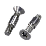 Set of two Rohloff Speedhub external cable box mounting bolts for secure installation on bicycle components.