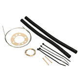 Rohloff Speedhub shift cable spares for reliable gear shifting, showing close-up of components and cable connectors.
