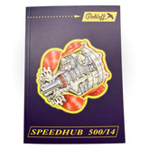 Rohloff Speedhub workshop manual and genuine spare parts for bike maintenance, showing tools and hub components.