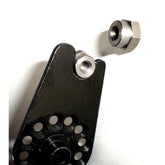 Rohloff Speedhub axle plate adaptor for bike components, genuine spare part with detailed metal design and mounting holes.