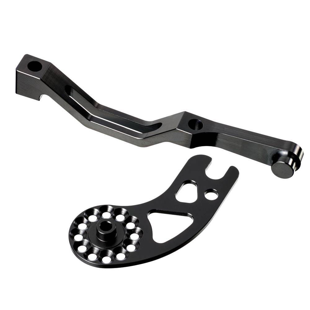 Genuine Rohloff Speedhub PM Axle Plate and Bone Hub spare parts for bicycle components, with detailed metal and branding visible