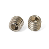 Rohloff Speedhub grub screws replacement components for hub maintenance, showing close-up of screws on a bicycle hub.