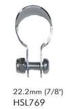Sturmey Archer drum brake hub component, durable brake arm clip for secure fit and reliable cycling performance.