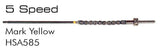 Sturmey Archer 5-speed hub indicator rod replacement component for bike gear shifting systems.