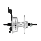 Sturmey Archer X-Rd drum brake freewheel hub for bicycle components, showing detailed metallic finish and mounting mechanism.