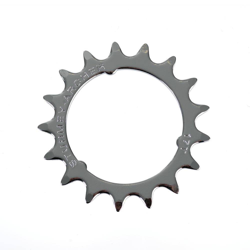 Durable Sturmey Archer RX hub sprocket replacement for RX and RF5 hubs, shown in black with gear teeth visible.