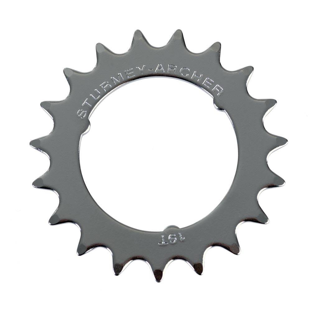 Sturmey Archer RX hub sprocket spare part for RX and RF5 hubs, durable replacement component for bicycle gear systems.