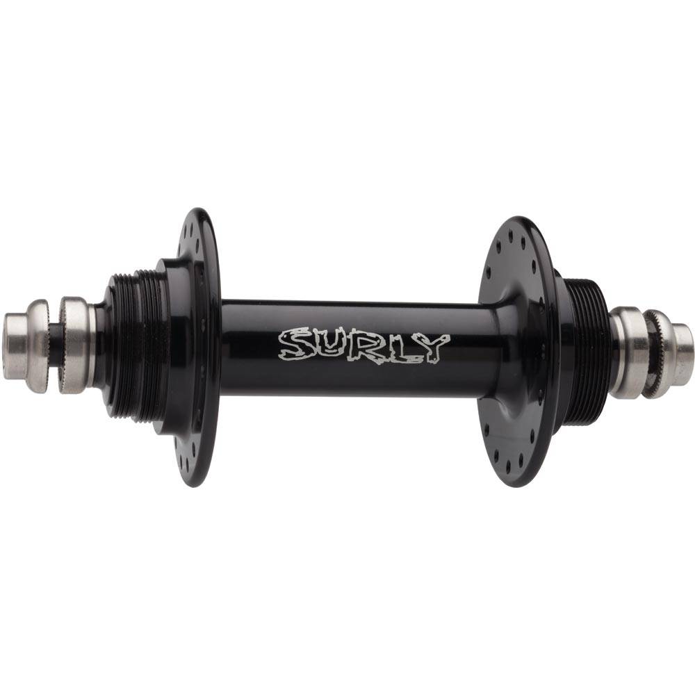 Surly Ultra New mountain rear hub with 135mm spacing, 32H, fixed/freewheel, durable bike component for mountain biking.