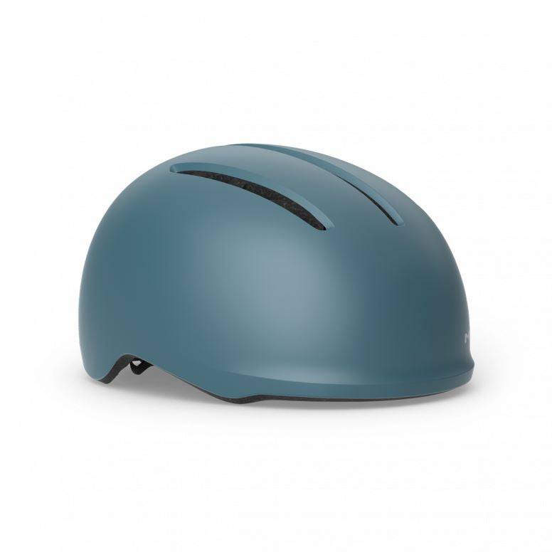 MET Vibe Urban Cycling Helmet with USB LED light and safety certification, featuring a sleek design and ventilation for city riding.