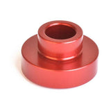 Wheels Manufacturing 1526 open bore adapter replacement for WMFG large bearing press, showing metal component and bore details.