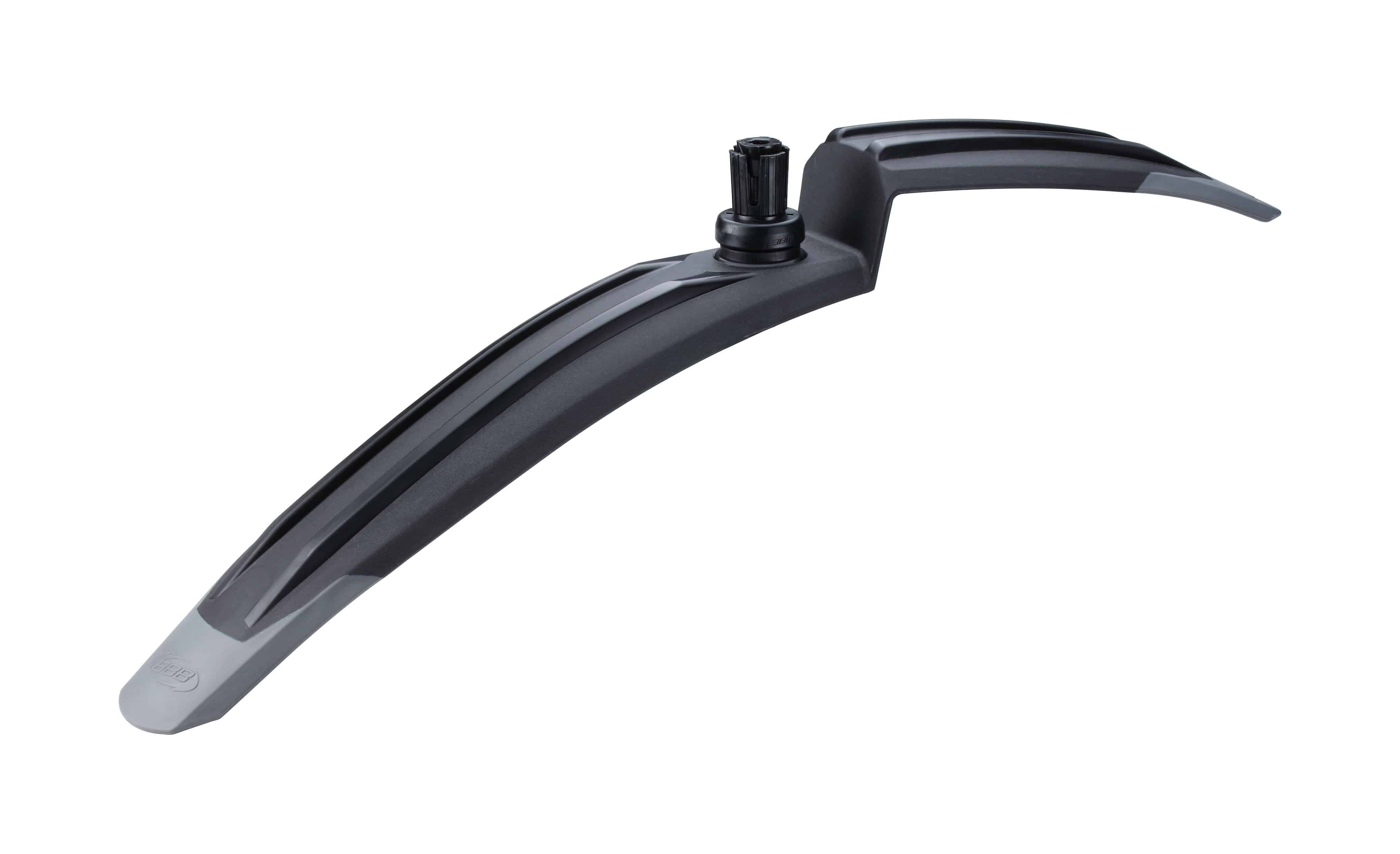 BBB BFD-13F MTBFront Fender for suspension forks with TurnFix system, durable bike accessories for mud and water protection.