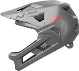ABUS YOUDROP FF kids full-face mountain bike helmet with removable chin guard and ventilation for safety and comfort.