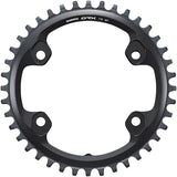 Shimano GRX FC-RX810-1 40T 11-speed single chainring for gravel and adventure bikes, showing the gear teeth and design.
