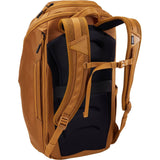 Thule Chasm Recycled 26L backpack with durable, weather-resistant design, featuring laptop compartment and eco-friendly materials.