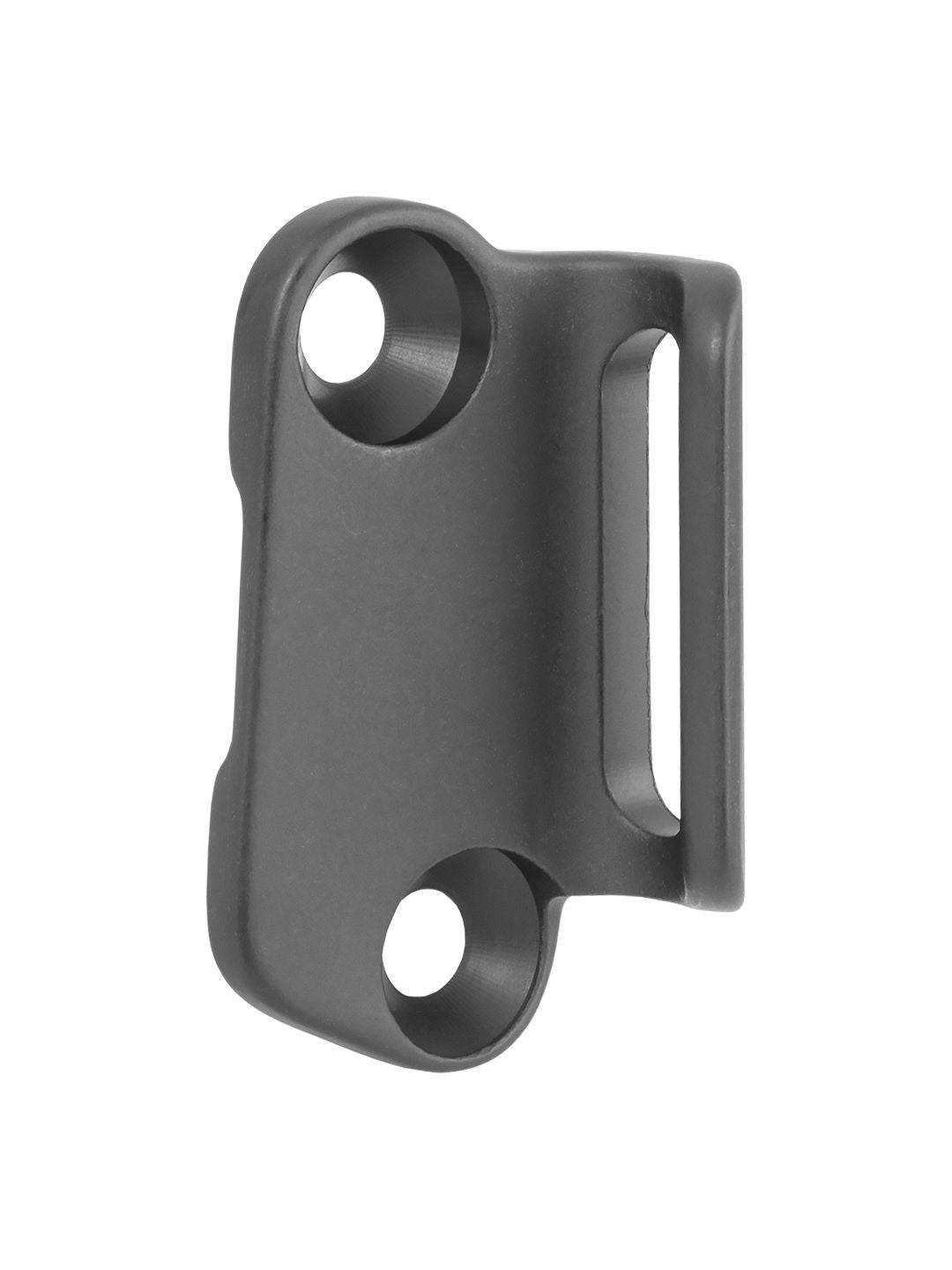 Trek 2022 Speed Concept front derailleur hanger in black, component part for precise shifting on high-performance road bikes.