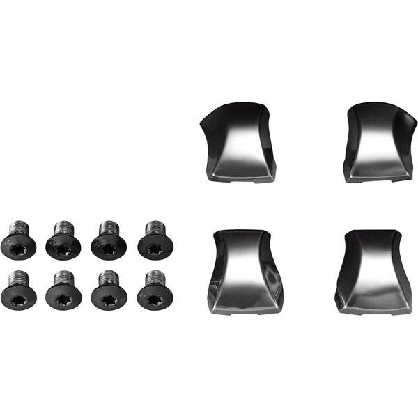 Shimano FC-M9000 chainring fixing parts and bolts for single chainring, pack of four, designed for bicycle components.