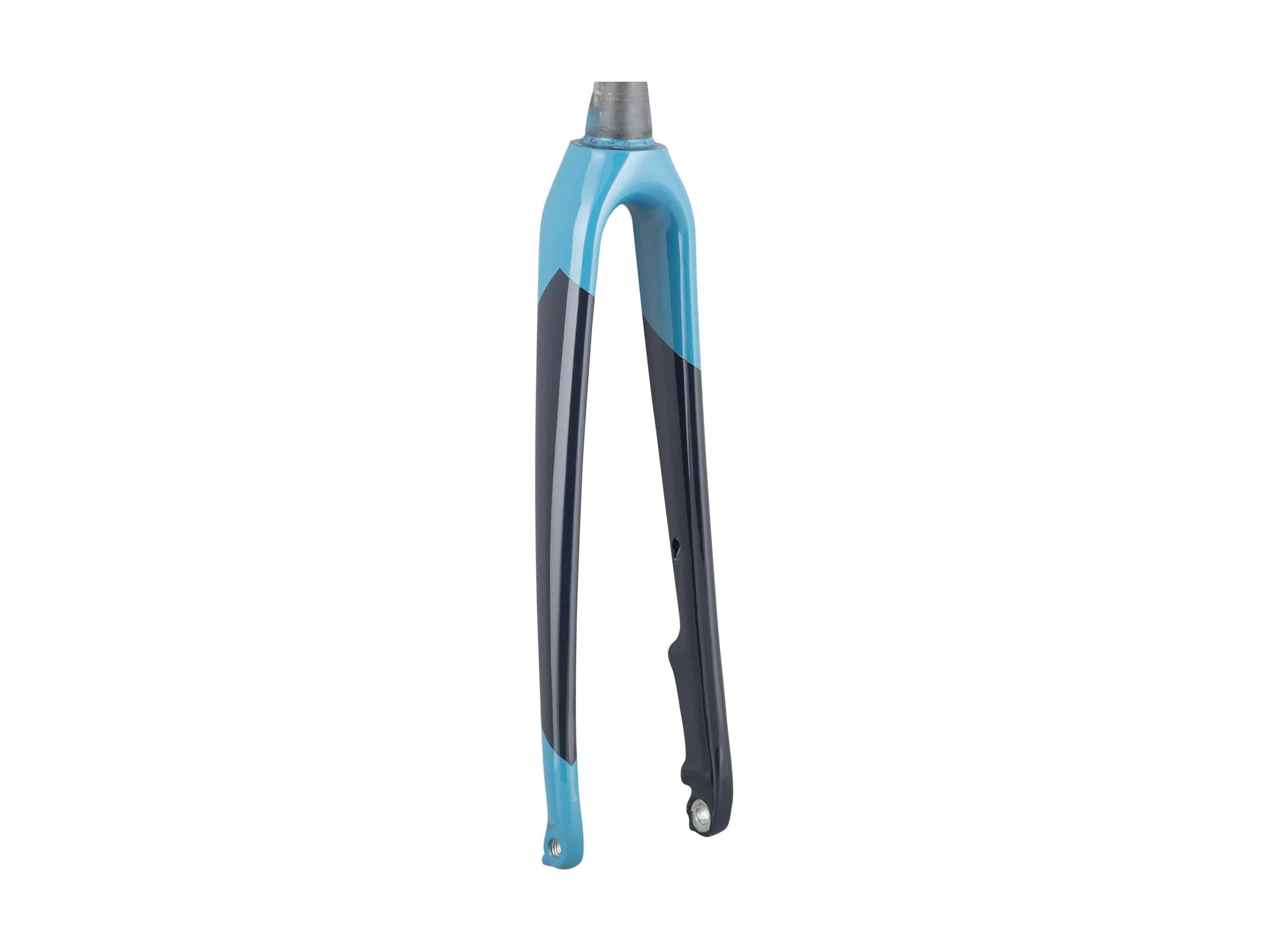 Trek Crockett rigid fork for road bikes, showcasing the durable steel construction and sleek design for enhanced control and stability.