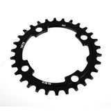 SunRace CRMX00 MTB narrow-wide chainring with 96 BCD for 4-arm cranksets, designed for durable mountain biking components.