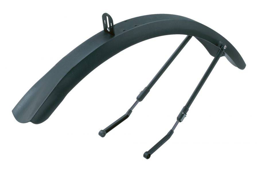 Topeak Defender TX mountain bike mudguard set for trekking bikes with 700x44c tires, durable plastic guards for mud and debris.