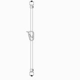 Park Tool 2617.2A DOT fluid bleed kit hose assembly for BKD-1 and BKD-1.2 brake bleed workshop tool, flexible hose with fittings.