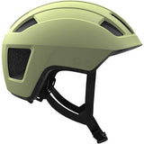 Lazer Verde KinetiCore cycling helmet in green with adjustable straps and ventilation for safety and comfort.