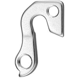 Durable M Part gear hanger for bike components, compatible with various bike brands, shown in black with mounting holes.