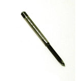 Park Tool TAP-7 frame tap for dropout alignment screws in a workshop setting, used for bike frame maintenance and repair.