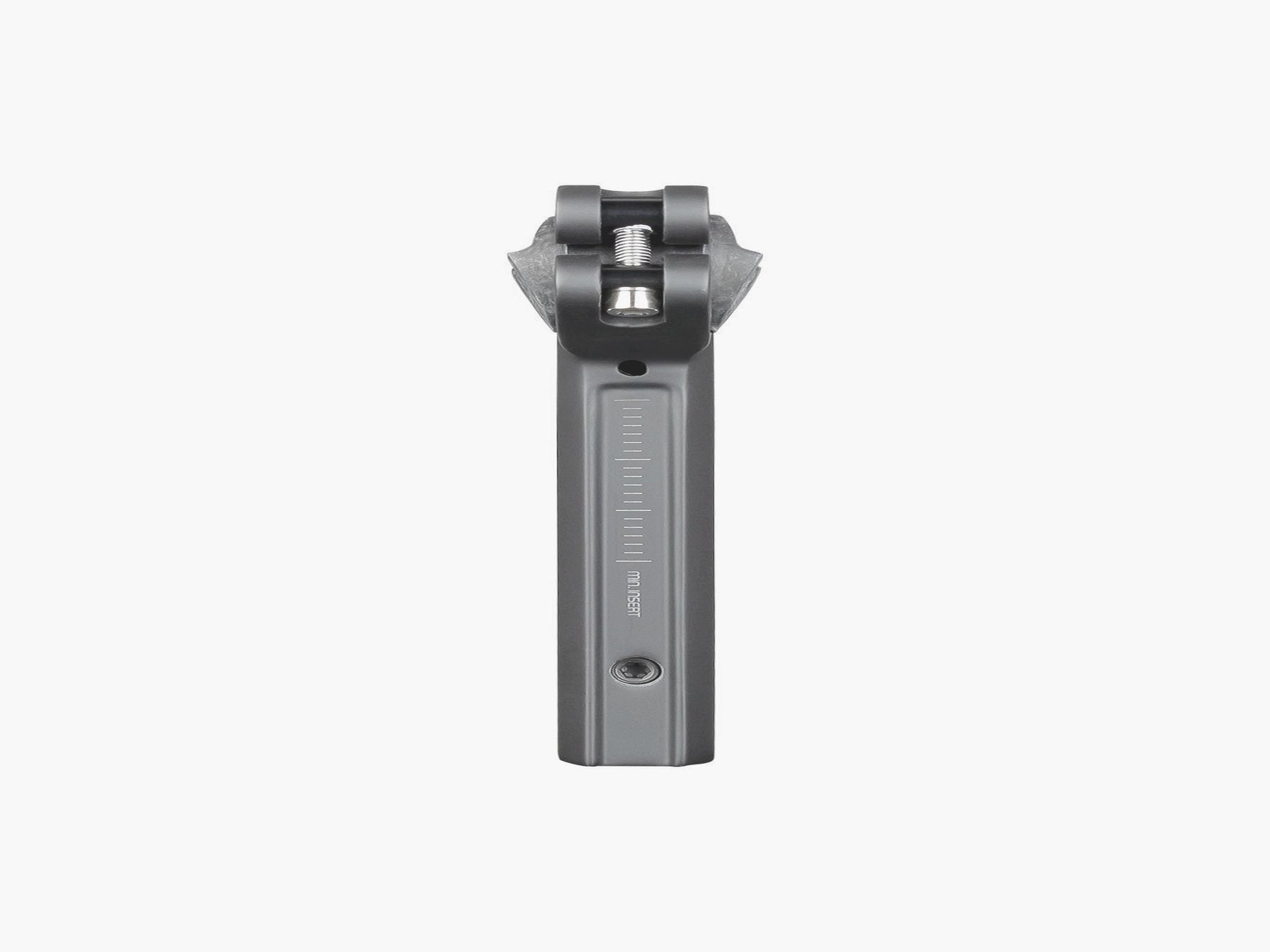 Trek Domane MKIII bike seatpost with matte finish and internal mast caps, designed for bike components and repairs