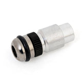 Dia-Compe hooded cable adjuster barrel for brake levers, component part for bicycle braking systems, in black finish.