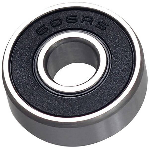 M Part Bicycle Cartridge Bearing 606 2RS with ABEC-3 tolerance, pre-lubricated, showing the bearing with rubber seals and metal casing.
