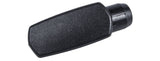 Trek black top tube frame plug for main triangle entry hole, protects cable routing on bicycle frame.