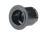 Black Bontrager MST-148 rear axle end cap with micro spline drive for 2024 bike hubs, component for bike maintenance and replacement.