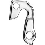 M Part gear hanger for bikes, durable replacement component, showing the metal part with mounting holes for various bike brands.