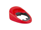 Trek 2021 Emonda SL headset covers in radioactive red, bicycle component accessories for bike maintenance and customization.