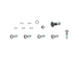 Trek Fetch+ 4 rear fender assembly hardware kit with black 5mm x 18mm replacement parts for bike components.